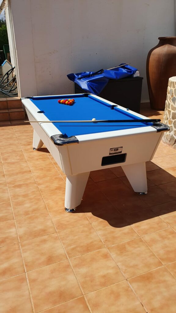 billard table at the Andy´s recording studio (Fuerteventura)