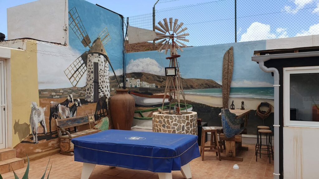 billard table at the Andy´s recording studio (Fuerteventura)
